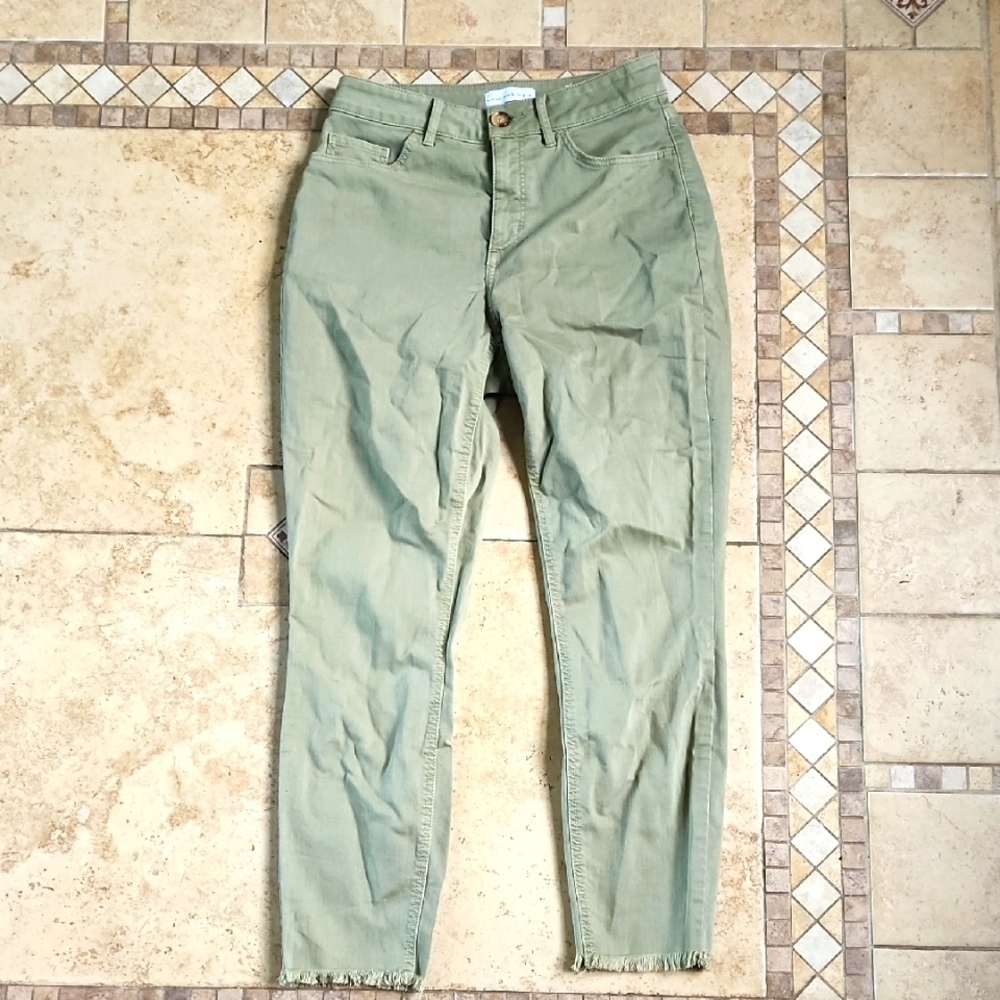 Loft Curvy Skinny Crop Pants
